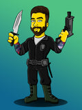 Simpsons Cartoonportrait von einer Person - Karikaturen-Online - 11