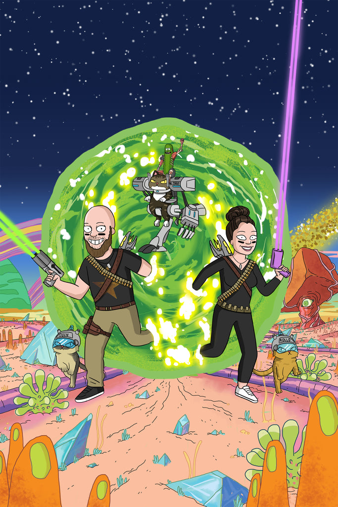 Comiczeichnung im "Science Fiction" Stil