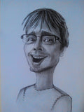 1 Person - Portrait Karikatur (Bleistift)
