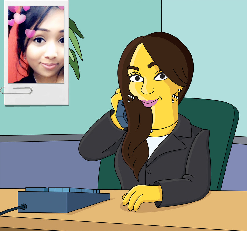 911 Dispatcher Gift - Custom Cartoon Portrait / 911 operator gift / police dispatcher gift / 911 dispatch gifts / emergency dispatcher