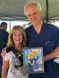 Doctor retirement gift - custom cartoon portrait / physician retirement / retired doctor gift / nurse retirement gift / medical retirement