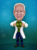 Doctor Superhero - Superhero Portrait from your photo / Doctor appreciation gift / Doctor recognition gift / Doctor of the year gift