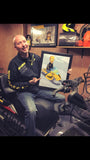 Dirt Biker Gift - Custom Portrait from Photo as Yellow Character / dirtbiking gift / dirtbike art / dirtbiker gift / dirt bike birthday