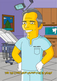 Dentist Retirement Gift - Custom Portrait as Cartoon Character / retired dentist
