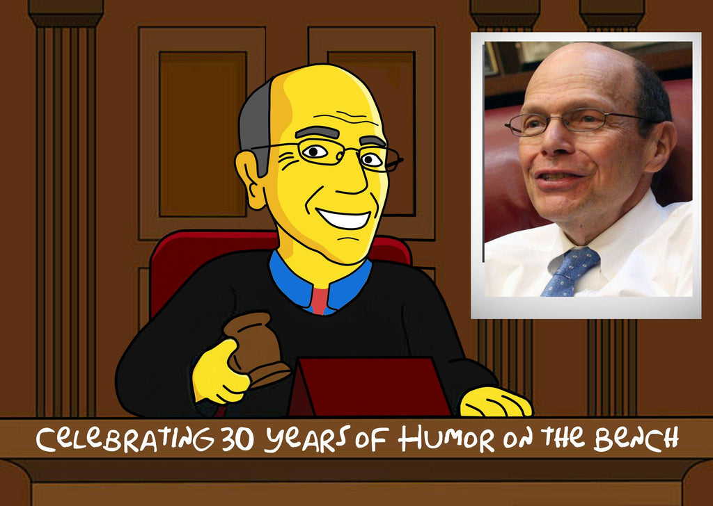 Adjudicator Gift - Custom Portrait as Yellow Cartoon Character / arbitrator gift