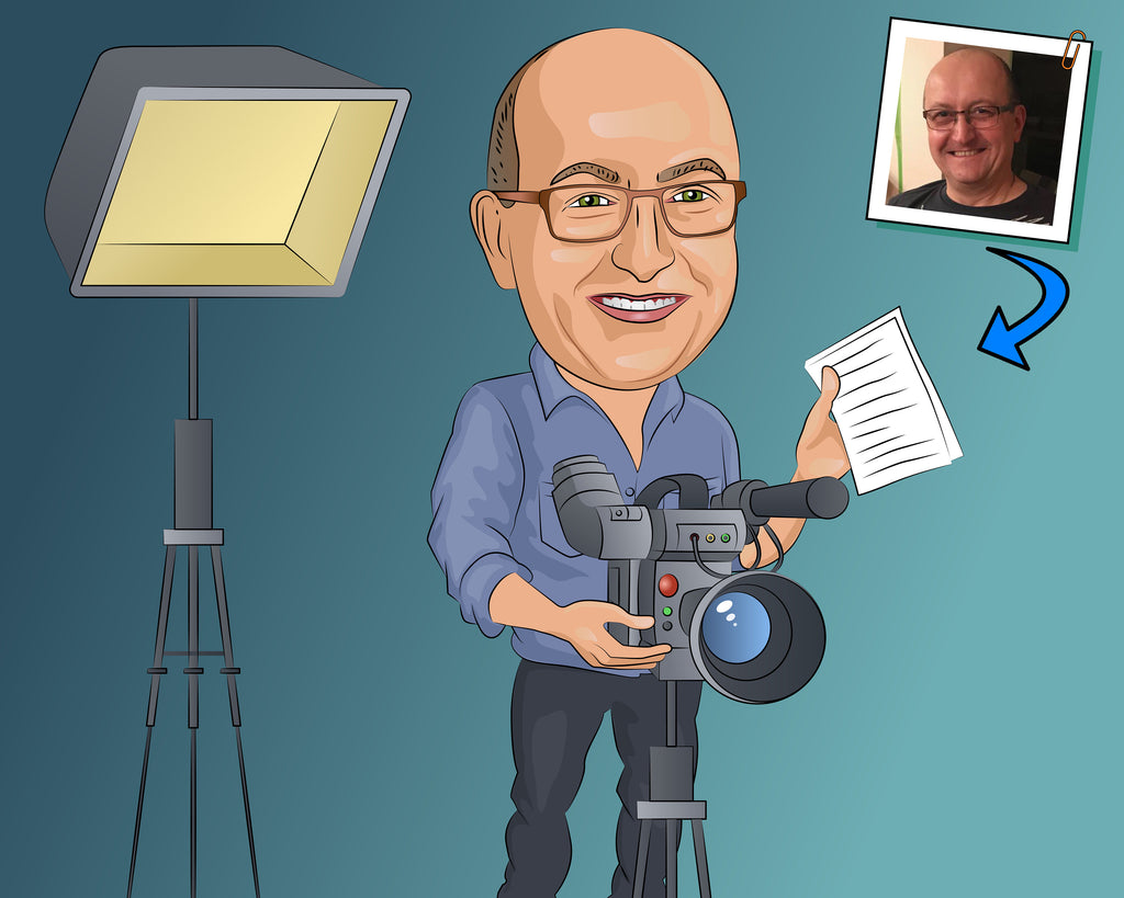 Filmmaker Karikatur