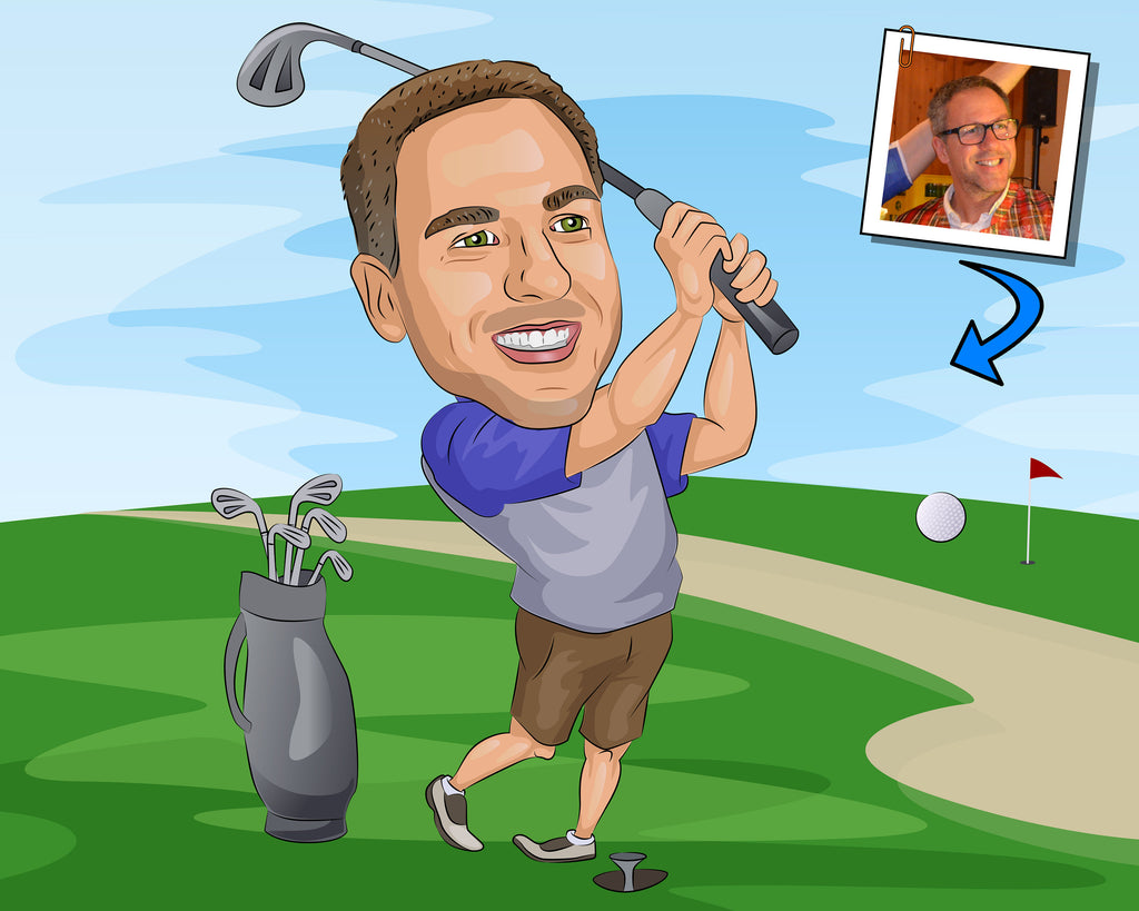 Golf Karikatur