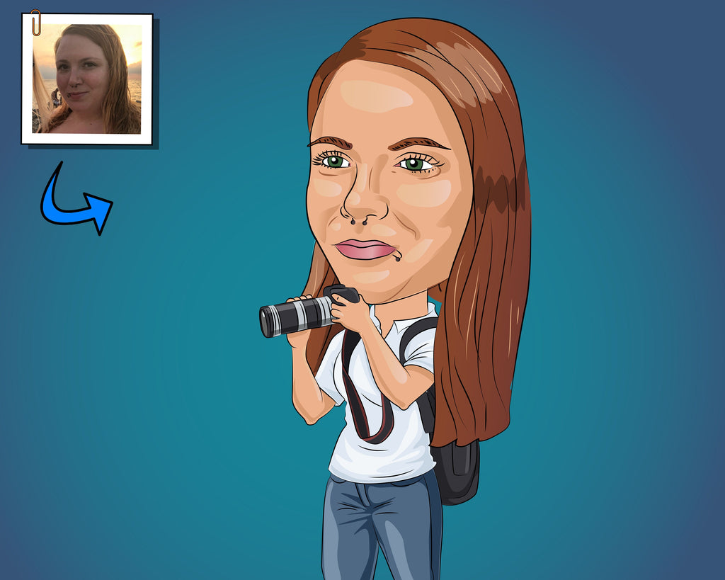 Fotograf Karikatur