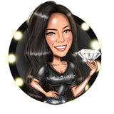 Dentist Logo - custom portrait for your business logo