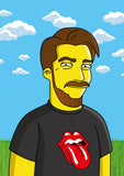 Simpsons Cartoonportrait von einer Person - Karikaturen-Online - 5