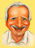 1 Person - Farbige Portraitkarikatur (Bleistift) - Karikaturen-Online