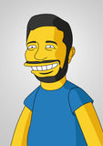 Simpsons Cartoonportrait von einer Person - Karikaturen-Online - 12