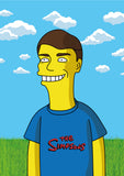 Simpsons Cartoonportrait von einer Person - Karikaturen-Online - 3