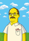 Simpsons Cartoonportrait von einer Person - Karikaturen-Online - 9