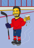 Simpsons Cartoonportrait von einer Person - Karikaturen-Online - 1