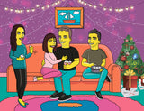 Simpsons Familien-Portrait - Karikaturen-Online - 11