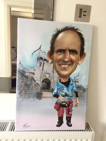 Custom Canvas Prints / canvas caricature / caricature on canvas