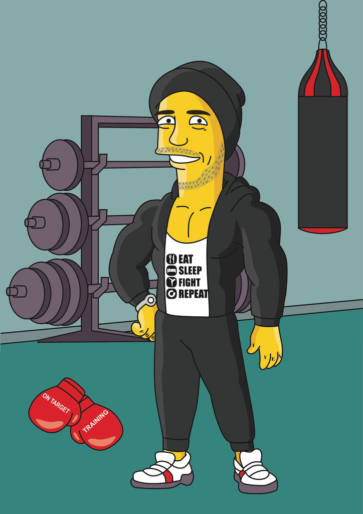 Personal Trainer Gift Custom Portrait as Cartoon Character / Gift for  Trainer / Trainer Thank You / Fitness Coach / Gym Trainer Gift 