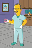 Dentist Retirement Gift - Custom Portrait as Cartoon Character / retired dentist