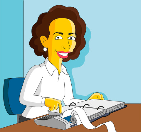 CFO Gift - Custom Portrait as Cartoon Character / finance manager gift / chief financial officer gift