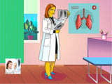 Respiratory Therapist Gifts - Custom Portrait as Cartoon Character, RRT, Pulmonologist Gift, pulmonology gift, respiratory therapy gifts RT