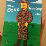 Hunter Gift  - Custom Cartoon Portrait / funny hunting gifts for boyfriend / funny hunter gifts / hunting lover gift / huntsman gift