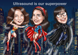 Doctor Superhero - Superhero Portrait from your photo / Doctor appreciation gift / Doctor recognition gift / Doctor of the year gift