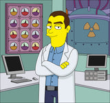 Nuclear Engineer Gift  - Custom Portrait from Photo as Yellow Cartoon Character / nuclear physics