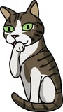 Custom Cartoonized Cat Portrait / draw my cat / custom cat portrait / paint my cat / my cat portrait / cat lover mom gift / cat portraits