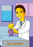 Pediatric Physical Therapist Gift - Custom Portrait as Cartoon Character / pediatric physical therapy gift / pediatric physician gift