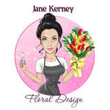 Florist Logo - custom portrait logo for your business