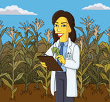 Agronomist Gift - Custom Portrait from Photo as Yellow Character