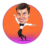 Dance Instructor Logo - custom portrait for your business logo / Dance Teacher logo / Dance Studio logo