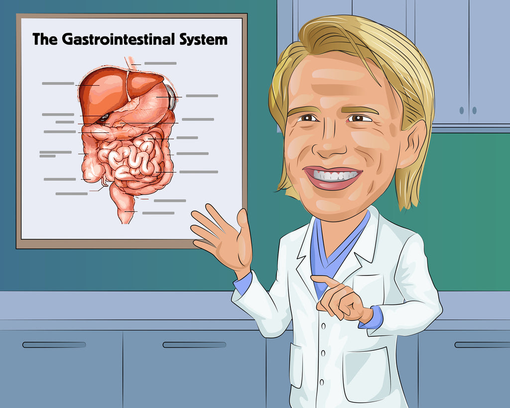 Gastroenterologe Karikatur
