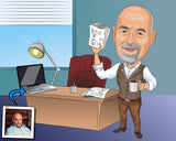Journalist Karikatur